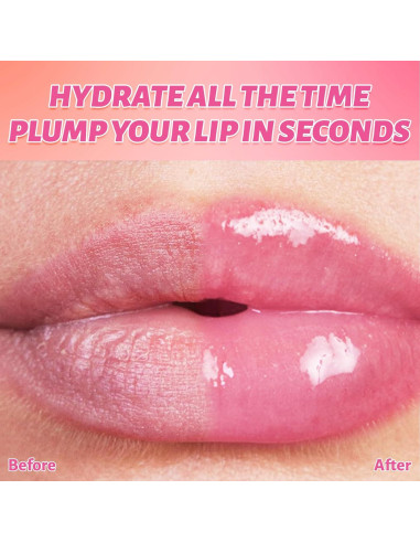 Set de Brillo Labial UCANBE 6 Colores Hidratante y Voluminizador