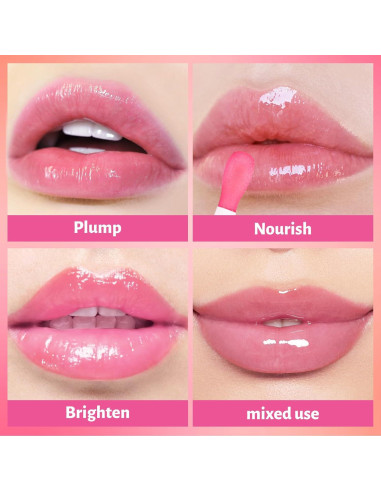 Set de Brillo Labial UCANBE 6 Colores Hidratante y Voluminizador