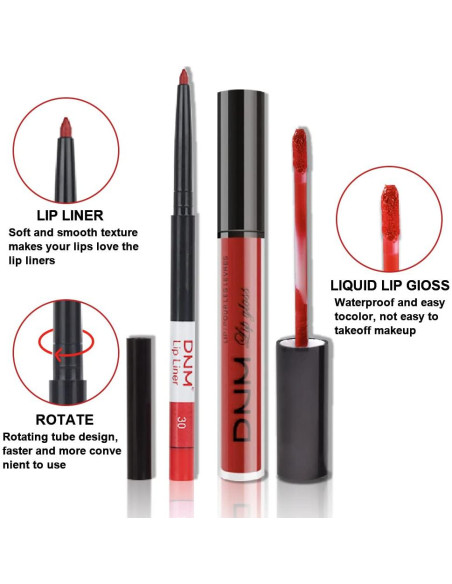 Juego de Maquillaje Labial Mate DIARIO DE AMY 2 Piezas 30 ml