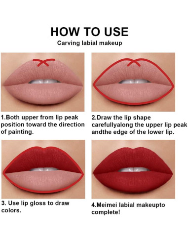 Juego de Maquillaje Labial Mate DIARIO DE AMY 2 Piezas 30 ml