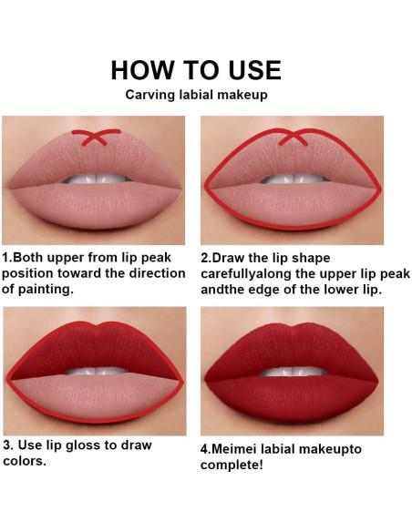 Juego de Maquillaje Labial Mate DIARIO DE AMY 2 Piezas 30 ml