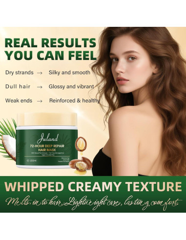 Mascarilla capilar Juland con colágeno y aceite de amla 311 g