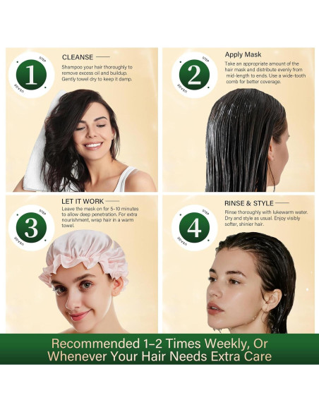 Mascarilla capilar Juland con colágeno y aceite de amla 311 g