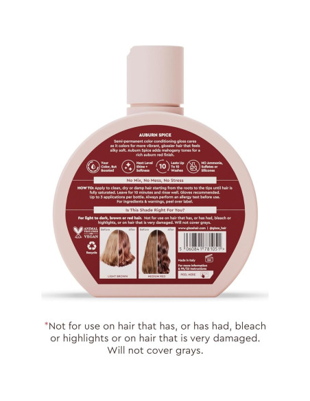 Glaseado Color Brillante Glaze - Tinte Hidratante 181 g