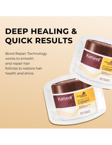 Mascarilla de Colágeno Karseell 600ml Acondicionador Aceite de Argán