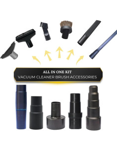 Kit de Accesorios de Aspiradora VACEXT 6 Piezas 1-1/4" 2