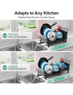 Escurridor de Platos Expandible GSlife 66.5 cm Antioxidante 2