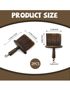 Paquete de 2 Cepillos para Detallar Autos Sekonow con Mango de Madera 2