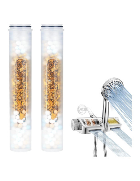 Cartucho de Filtro de Reemplazo MakeFit para Ducha 2-Pack