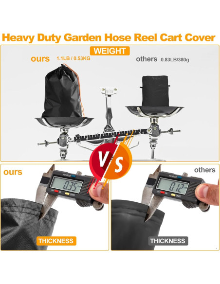 Cubierta Protectora para Carro de Manguera GRABADO 420D Impermeable