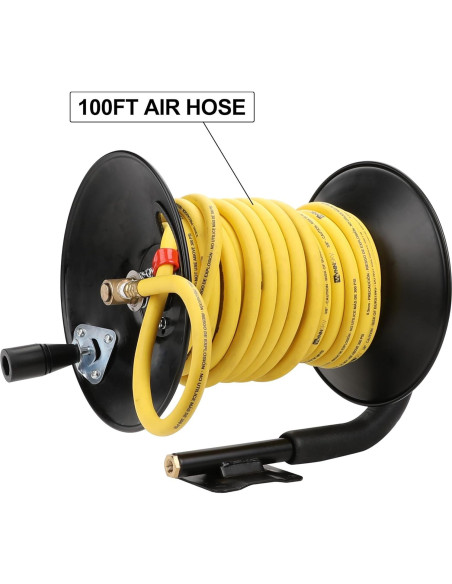 Carrete de Manguera Manual WYNNsky 30.48 m NPT 1/4"