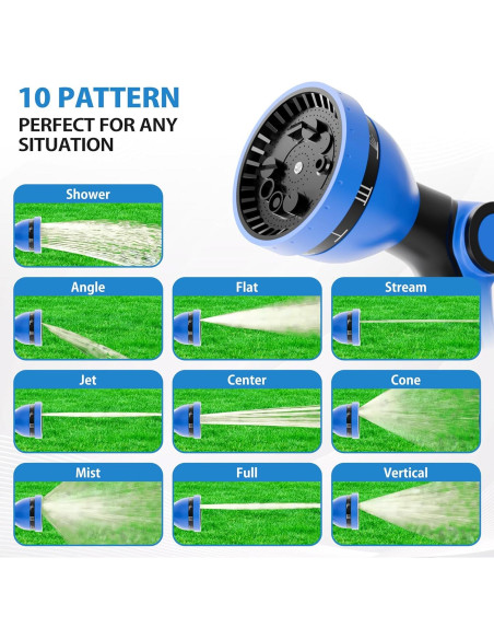 Carrete de Manguera de Jardín Retráctil HANDT 15.24 m Gris