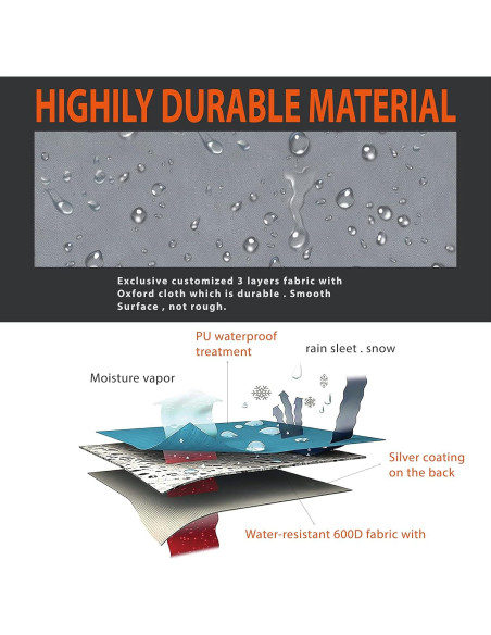 Cubierta de Carrete de Manguera Aaaspark 66 cm Impermeable