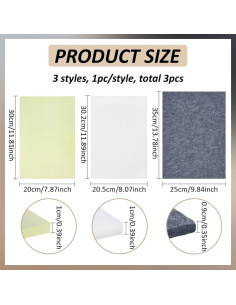 Juego de Herramientas de Perforación de Cuero BENECREAT 3 Piezas 2