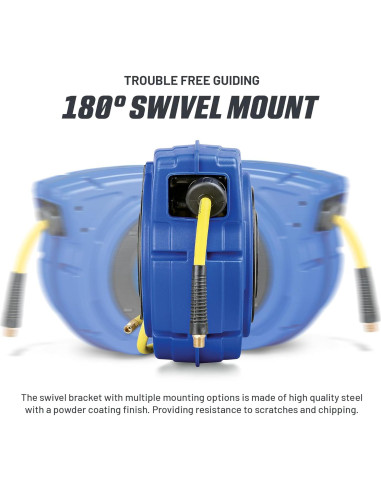 Carrete de Manguera Retráctil Goodyear 3/8" x 20m 300 PSI