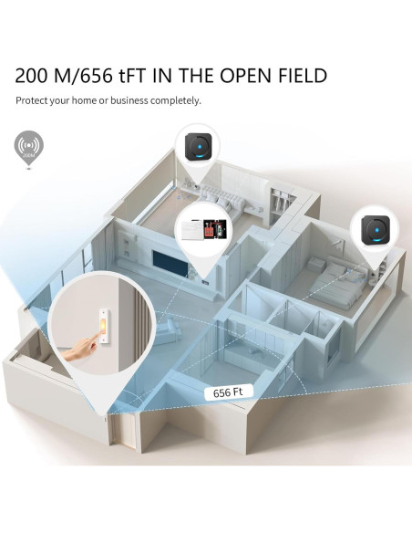 Timbre Inalámbrico Google Nest 2da Generación con Receptores