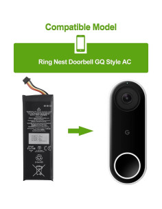 Batería Recargable Polímero 6000mAh GS25 G823-00179-01 para Google Nest WiFi 2