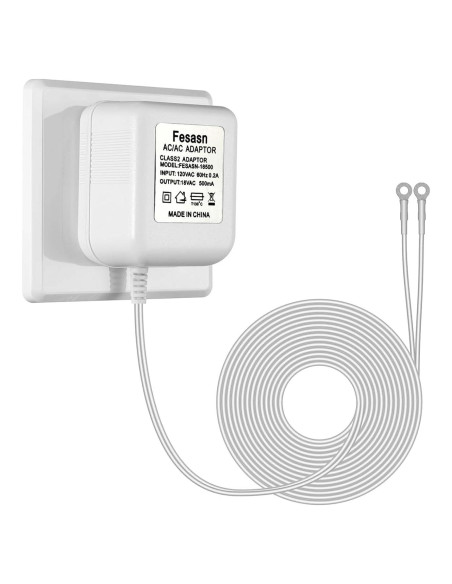 Adaptador de Corriente 18V Fesasn para Timbres Ring y Nest - 5m