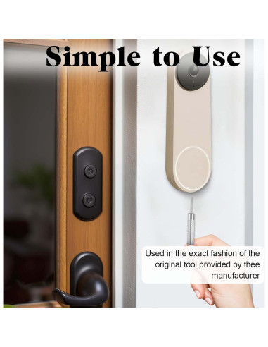 4 Piezas de Clave de Timbre Cilíndrica Abeillo 0.8mm