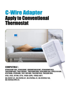 Transformador 24V AC Aowel ILA48-24-0300 para Termostato 2