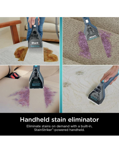 Limpiador Portátil de Alfombras Shark PX200, 1.89L, Azul Marino
