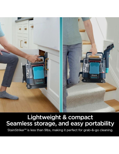 Limpiador Portátil de Alfombras Shark PX200, 1.89L, Azul Marino