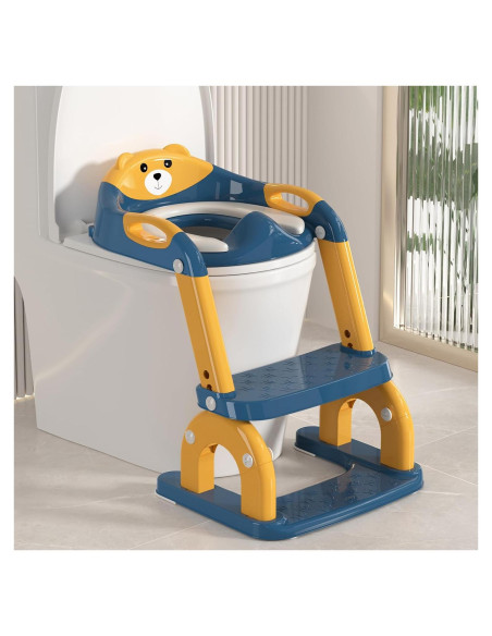 Asiento de Entrenamiento para Baño 2-en-1 KTMTZQWY - Ajustable