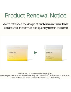 Almohadilla Tonificante de Frijol Mixsoon 180ml 70 Hojas 2