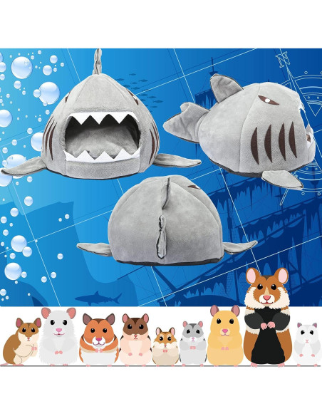 Cama Escondite para Mascotas Jetec Gris 16x16cm Suave