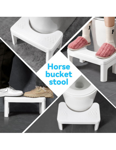 Taburete de Inodoro Ergonómico Genérico MTD-001 Antideslizante