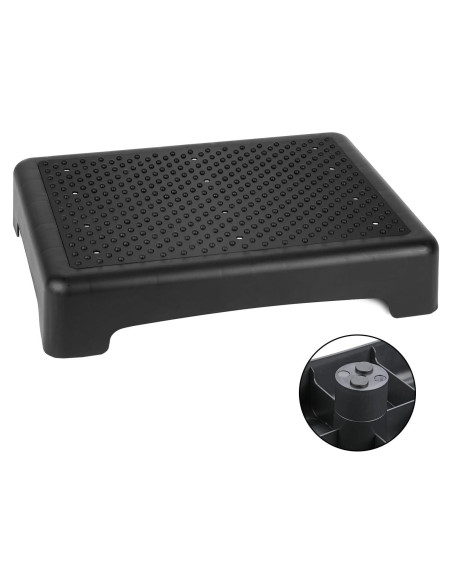 Escalón Antideslizante TARFEPA Negro 43cm, Soporta 181kg