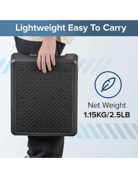 Escalón Antideslizante TARFEPA Negro 43cm, Soporta 181kg