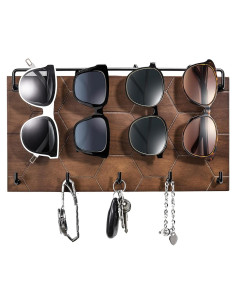 Organizador de Gafas de Sol y Llaves Emibele con 5 Ganchos