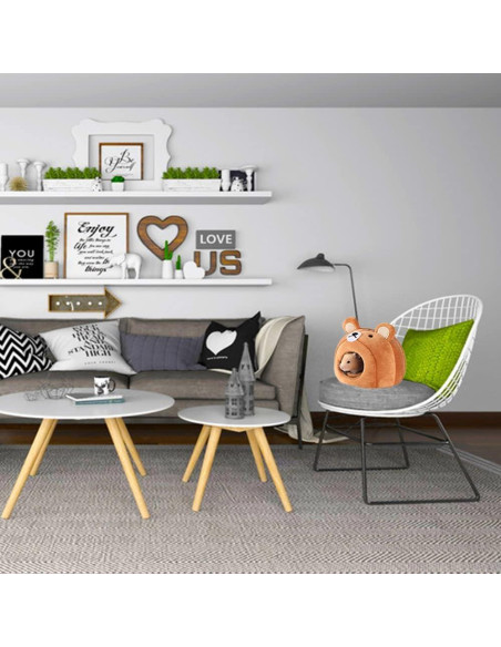 Cama Cueva para Animales Pequeños PIXRIY Oso Antideslizante