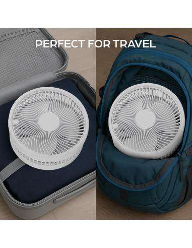 Ventilador Plegable MyFoldaway Bell+Howell 3 Velocidades 10-102 cm