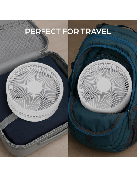 Ventilador Plegable MyFoldaway Bell+Howell 3 Velocidades 10-102 cm