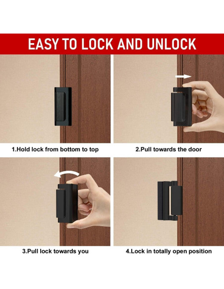 Cerradura de Seguridad OYU para Puerta Interior con Tope 7.62 cm