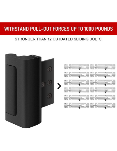 Cerradura de Seguridad OYU para Puerta Interior con Tope 7.62 cm