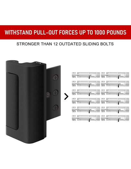 Cerradura de Seguridad OYU para Puerta Interior con Tope 7.62 cm