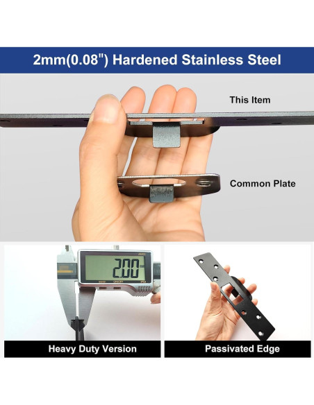 Placa de Strike Extra-Larga 17.78 cm MOSECYOU Níquel Satinado