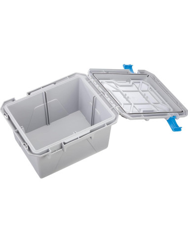 Caja de Almacenamiento Plano Synergy HD 41x33x24 cm Gris Azul