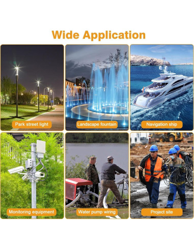 Caja de Conexiones Impermeable IP68 Linkstyle 3 Pines 10PCS