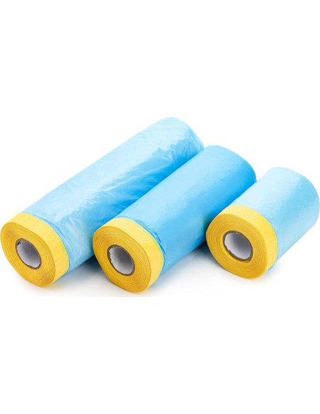 Hedume Cinta y Cortina de Enmascarar 6 Rollos para Pintura