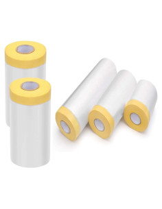 Película de Enmascarar Pre-tapeada Ghyxfd 22x19.81m 2 Rollos