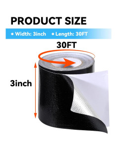 Cinta de Reparación de Toldos Tarpware 7.62 cm x 9.14 m Impermeable 2