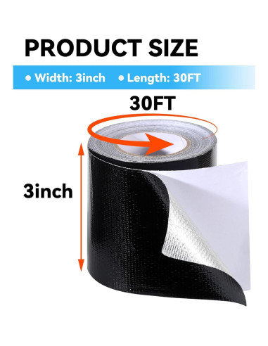 Cinta de Reparación de Toldos Tarpware 7.62 cm x 9.14 m Impermeable