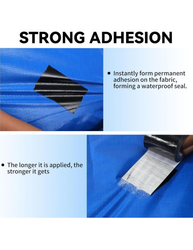 Cinta de Reparación de Toldos Tarpware 7.62 cm x 9.14 m Impermeable