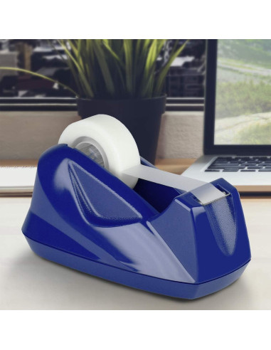 Dispensador de Cinta Acrimet Azul Profundo con Base Antideslizante