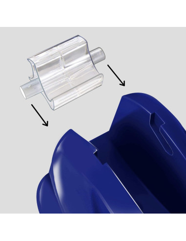 Dispensador de Cinta Acrimet Azul Profundo con Base Antideslizante