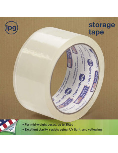 Cinta de Almacenamiento IPG Transparente 1.88" x 50 m 9852 2